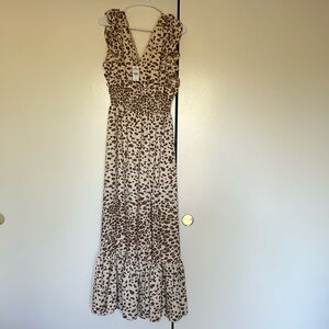 Express Cheetah print maxi dress, size S